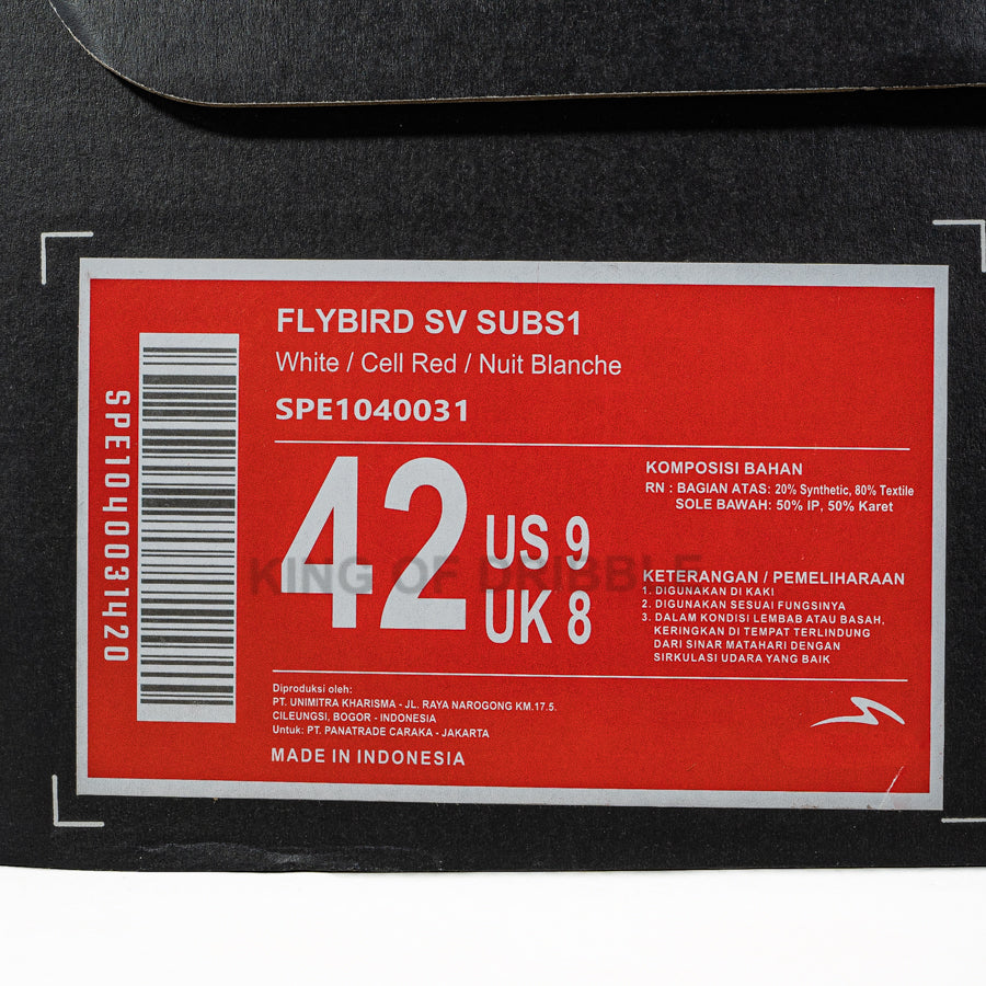 KING OF DRIBBLE Sepatu Running/Lari Specs Flybird SV SUBS1 1040031 Original