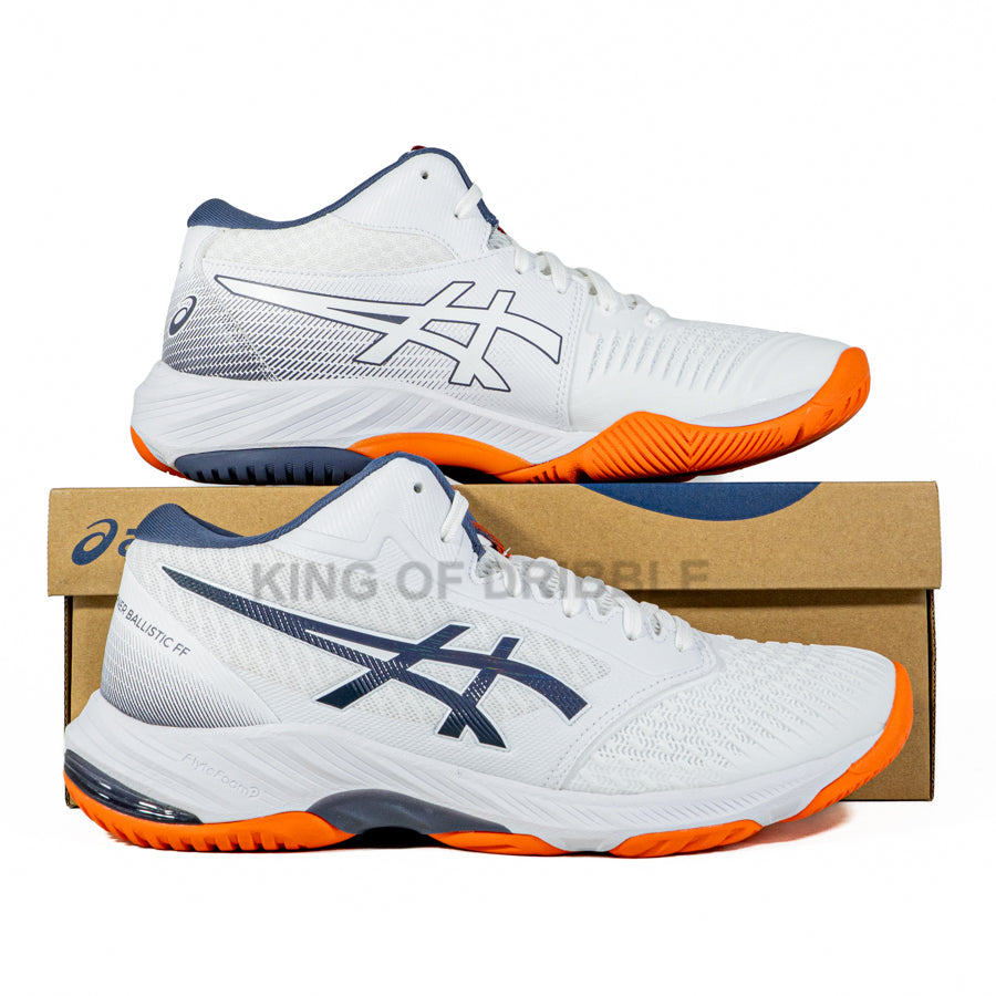 KING OF DRIBBLE Sepatu Volley Asics Netburner Ballistic FF MT 3 1051A074-105 Original