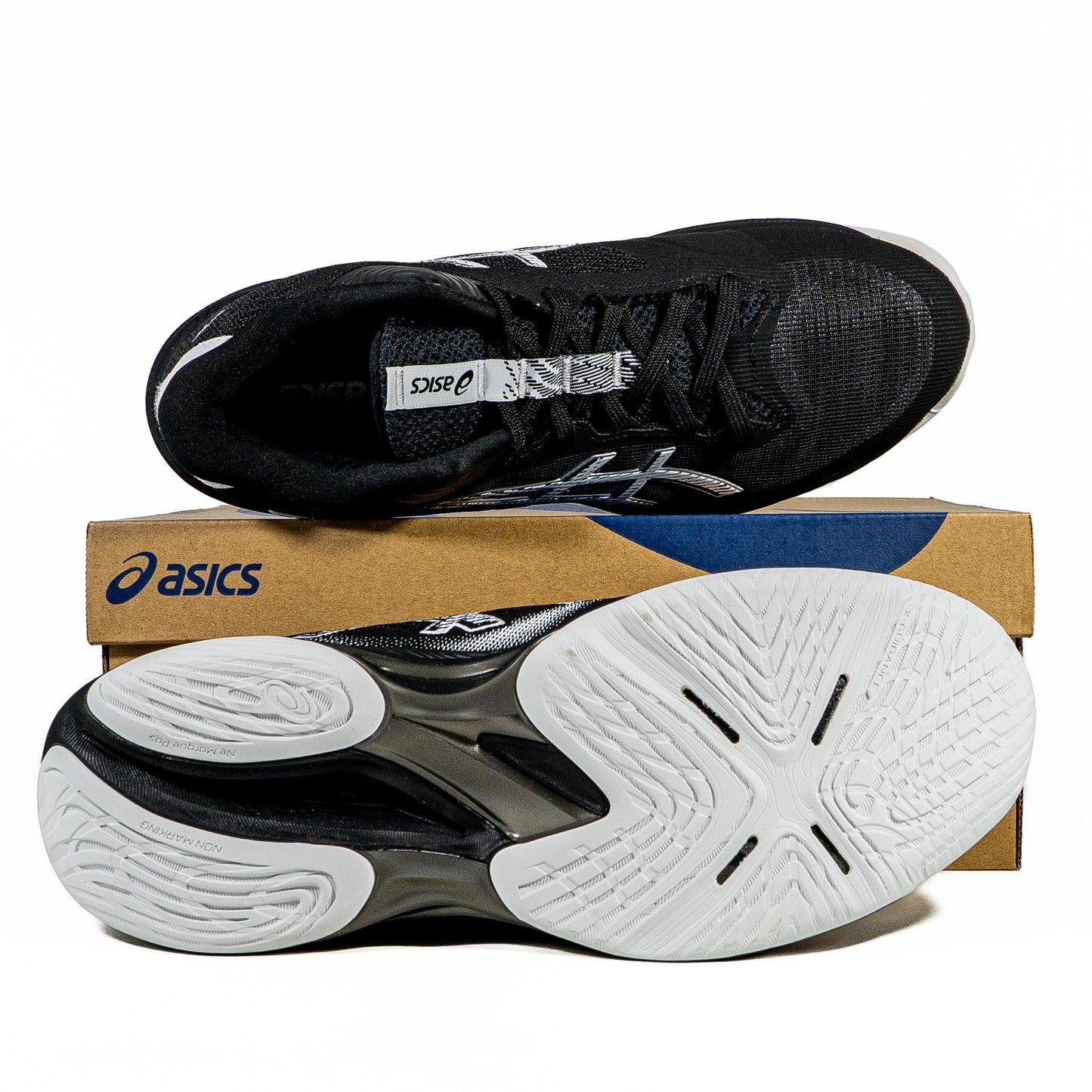 KING OF DRIBBLE Sepatu Volley Asics Netburner Ballistic FF MT 4 1051A090-001 Original