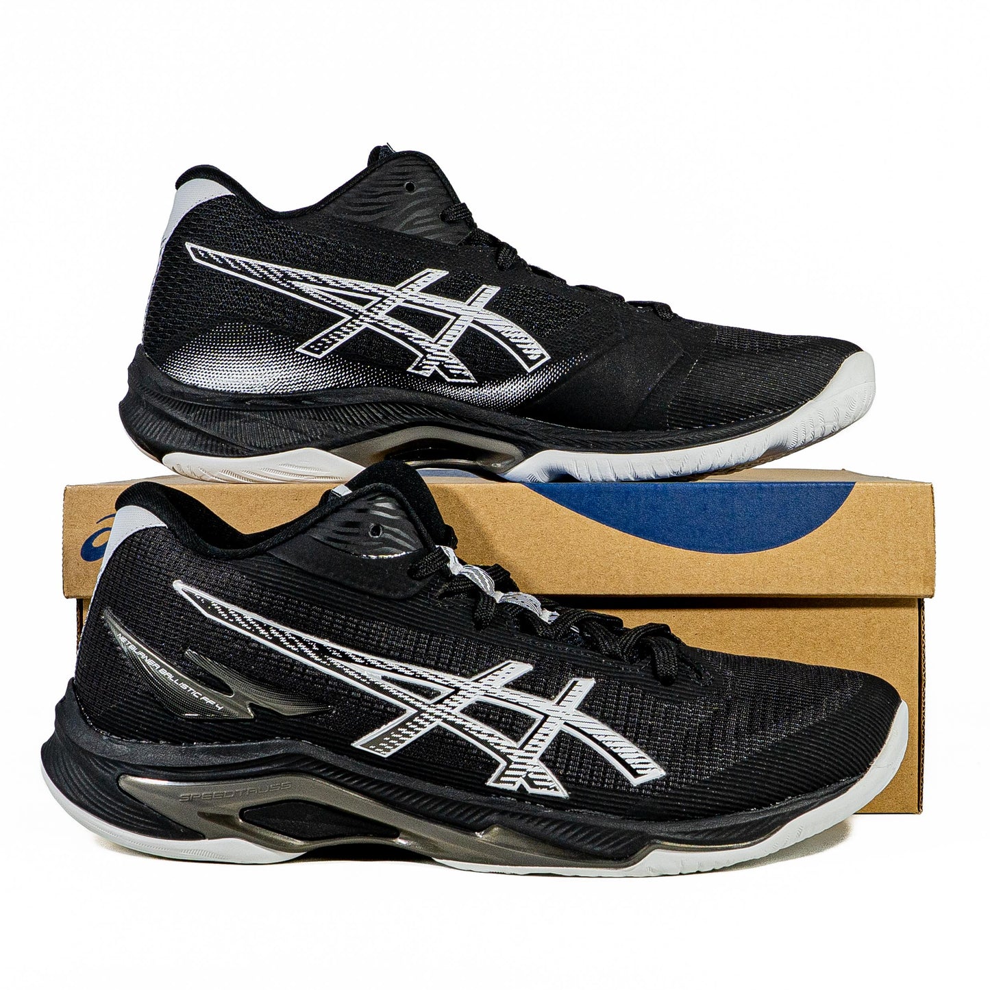 KING OF DRIBBLE Sepatu Volley Asics Netburner Ballistic FF MT 4 1051A090-001 Original