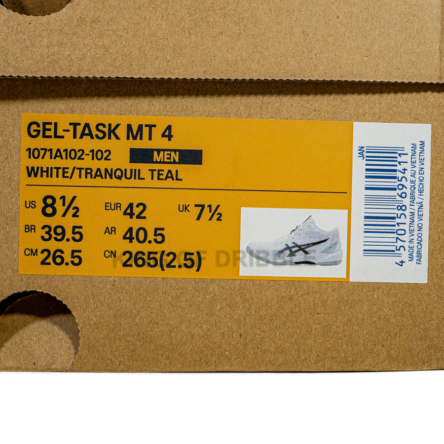 KING OF DRIBBLE Sepatu Volley Asics Gel-Task MT 4 1071A102-102 Original
