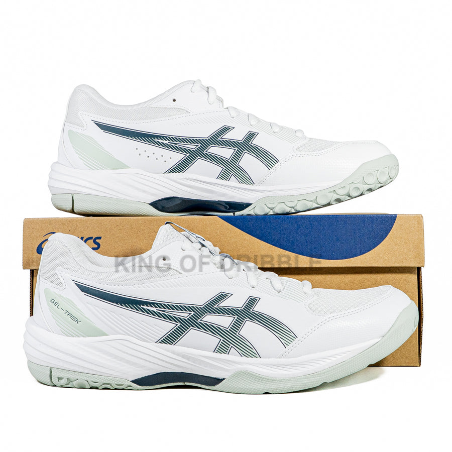 KING OF DRIBBLE Sepatu Volley Asics Gel-Task 4 1071A103-102 Original