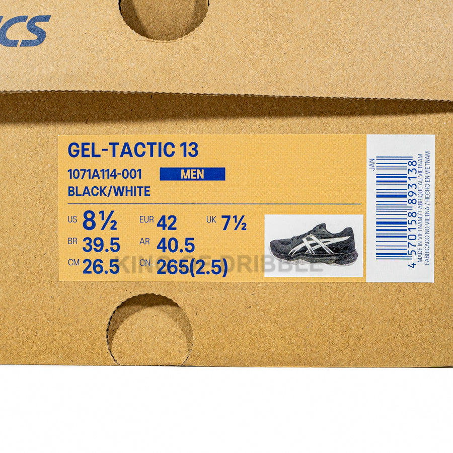 KING OF DRIBBLE Sepatu Volley Asics Gel-Tactic 13 1071A114-001 Original