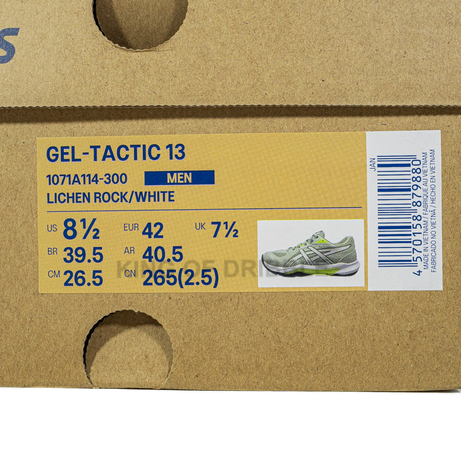 KING OF DRIBBLE Sepatu Volley Asics Gel-Tactic 13 1071A114-300 Original