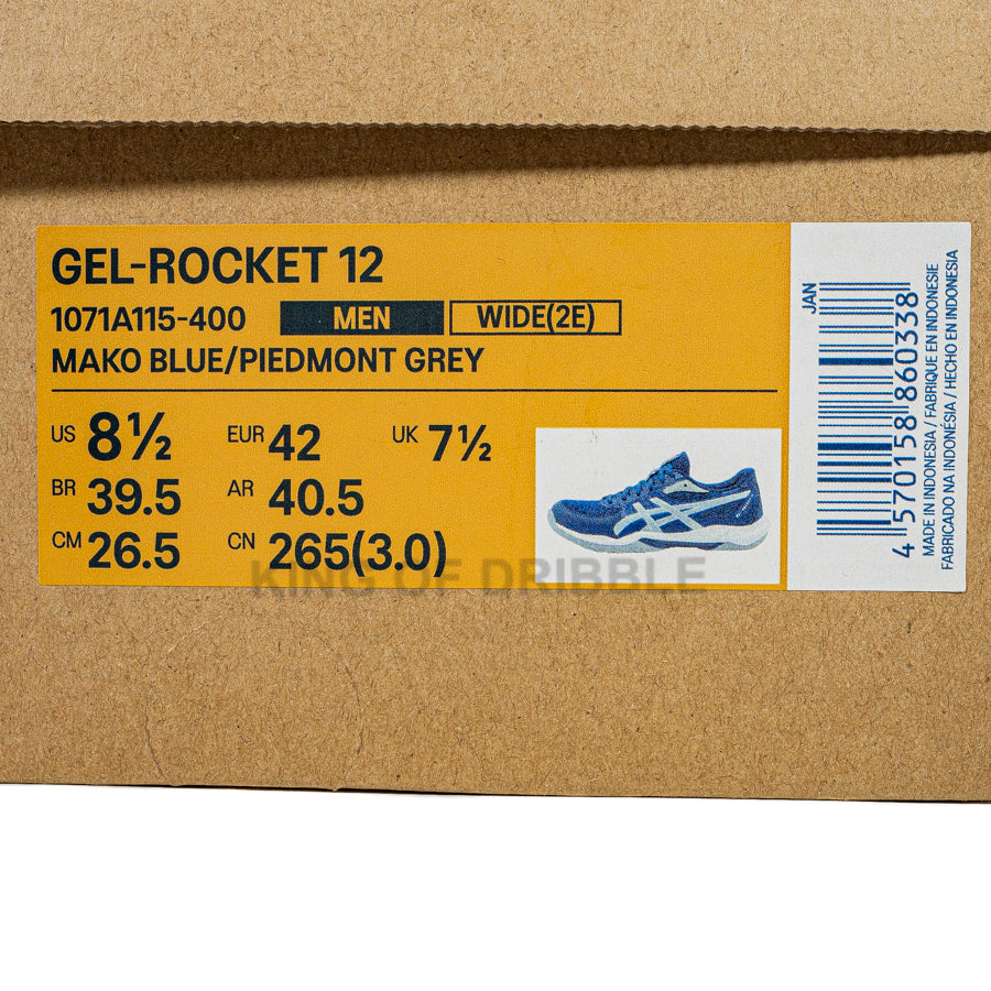 KING OF DRIBBLE Sepatu Volley Asics Gel-Rocket 12 1071A115-400 Original