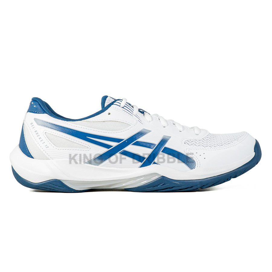 KING OF DRIBBLE Sepatu Volley Asics Gel-Rocket 12 1073A080-100 Original