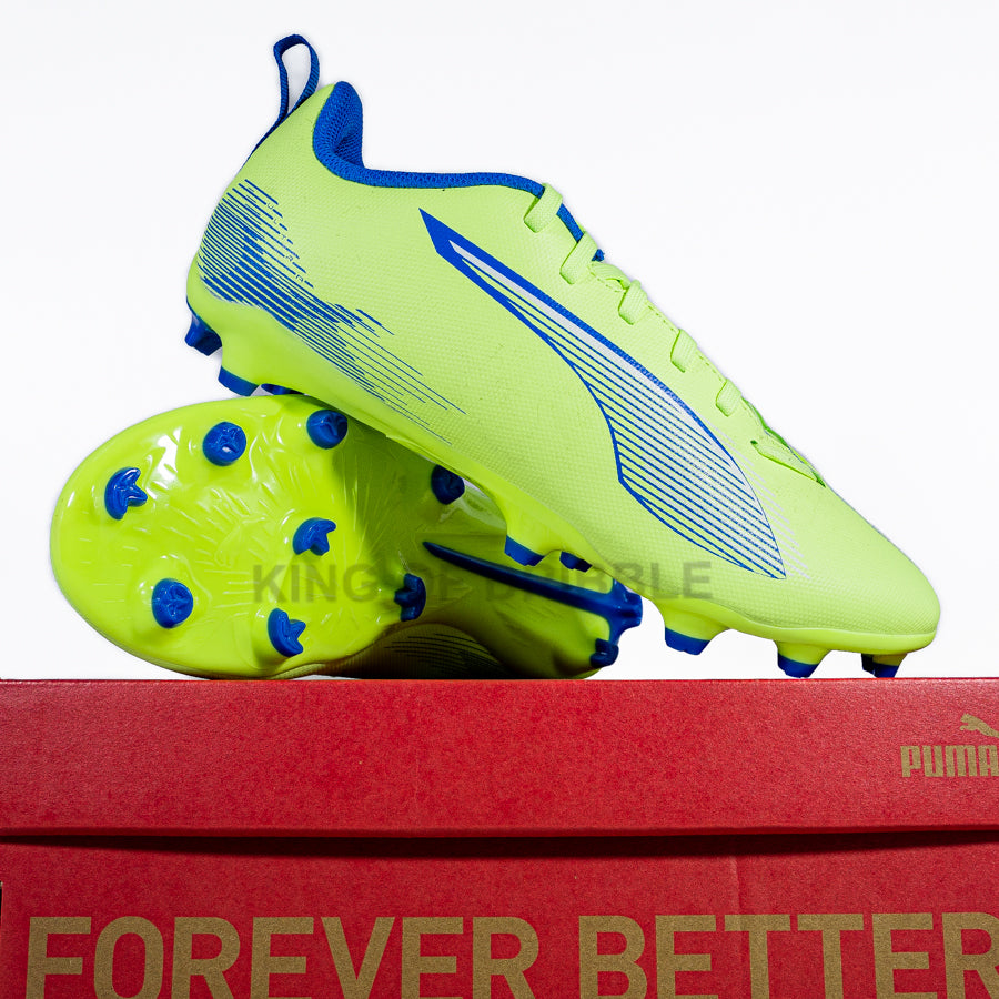 KING OF DRIBBLE Sepatu Bola Anak Puma Ultra 5 Play FG/AG JR 107695-03 Original