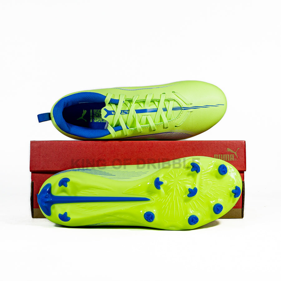 KING OF DRIBBLE Sepatu Bola Anak Puma Ultra 5 Play FG/AG JR 107695-03 Original