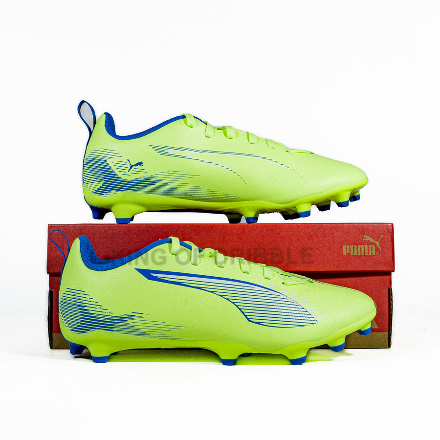 KING OF DRIBBLE Sepatu Bola Anak Puma Ultra 5 Play FG/AG JR 107695-03 Original