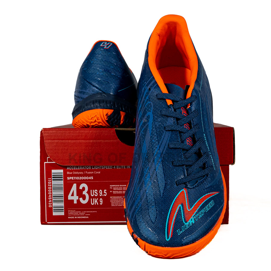 KING OF DRIBBLE Sepatu Futsal Specs Acc Lightspeed 4 Elite IN 110200045 Original