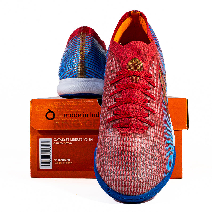 KING OF DRIBBLE Sepatu Futsal Ortuseight Catalyst Liberte V3 IN 11020570 Original