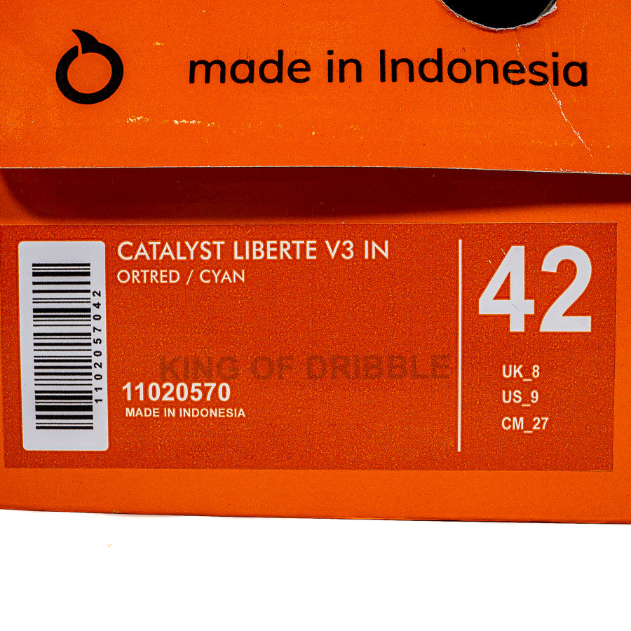 KING OF DRIBBLE Sepatu Futsal Ortuseight Catalyst Liberte V3 IN 11020570 Original
