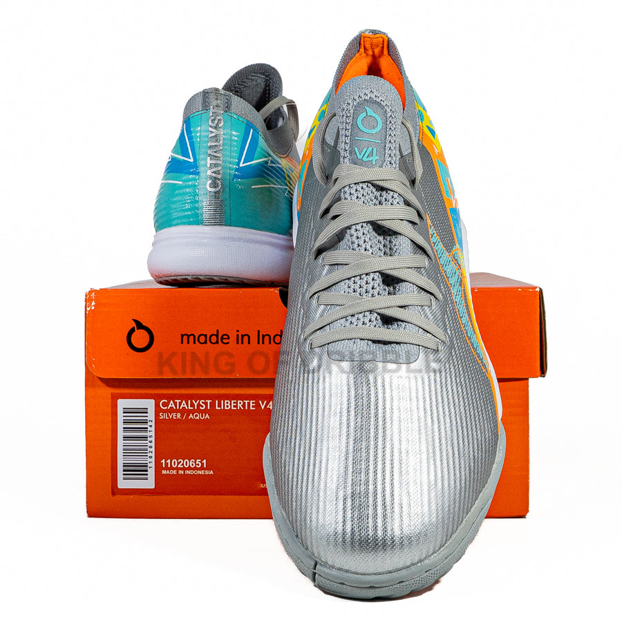 KING OF DRIBBLE Sepatu Futsal Ortuseight Catalyst Liberte V4 IN 11020651 Original