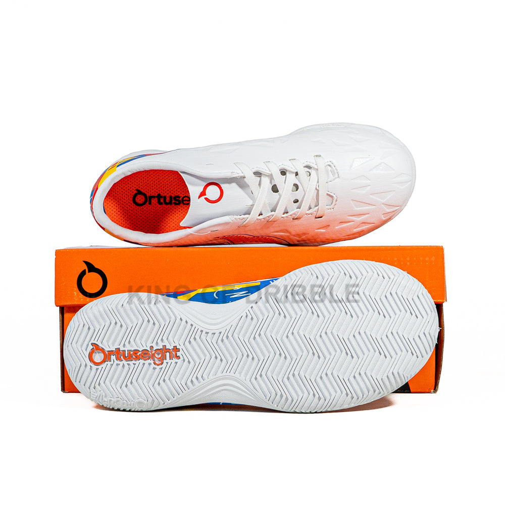 KING OF DRIBBLE Sepatu Futsal Anak Ortuseight Catalyst Liberte V4 IN CH 11020671 Original