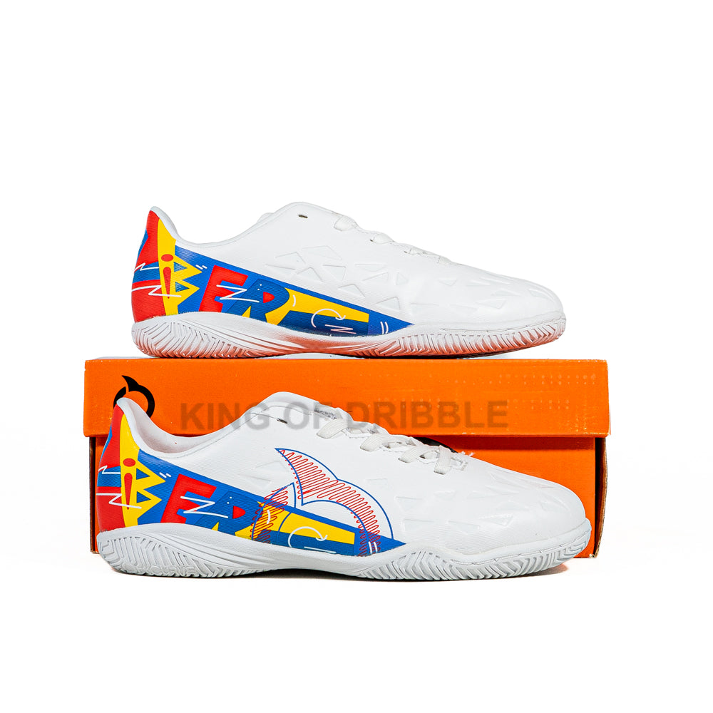 KING OF DRIBBLE Sepatu Futsal Anak Ortuseight Catalyst Liberte V4 IN CH 11020671 Original