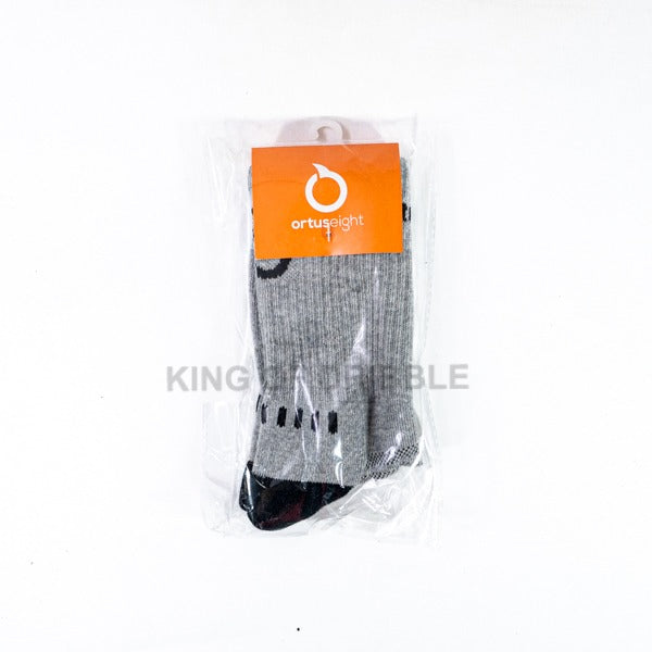 Kaos kaki Ortuseight Swift Socks L Grey Black 27030012 Original BNWT