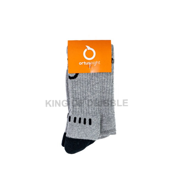 Kaos kaki Ortuseight Swift Socks L Grey Black 27030012 Original BNWT