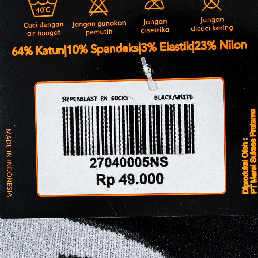 KING OF DRIBBLE Kaos Kaki Ortuseight Hyperblast RN Socks 27040005 Original