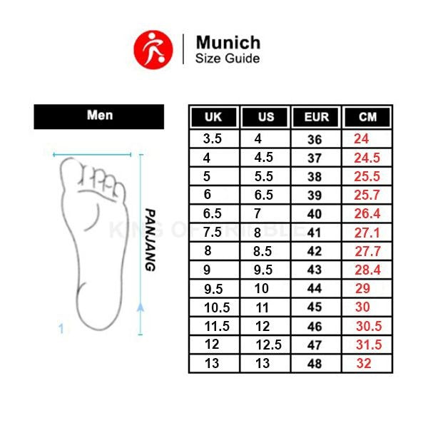 Sepatu Futsal Munich Gresca 309 3000309 Original BNIB