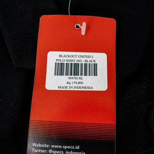 KING OF DRIBBLE Kaos Specs Blackout United 2 Polo Shirt (M) 904781 Original