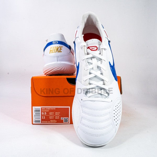 KING OF DRIBBLE Sepatu Futsal Nike Streetgato White DC8466-146 Original