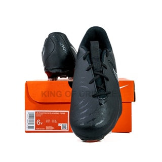 KING OF DRIBBLE Sepatu Bola Anak Nike JR Phantom GX II Academy FG/MG FD6722-001 Original