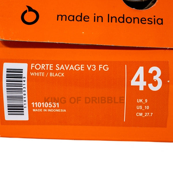 KING OF DRIBBLE Sepatu Bola Ortuseight Forte Savage V3 FG 11010531 Original