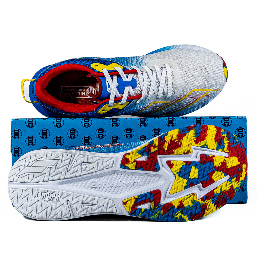 KING OF DRIBBLE Sepatu Running/Lari Mills Enermax Flasma Superman Pack 9102304 Original