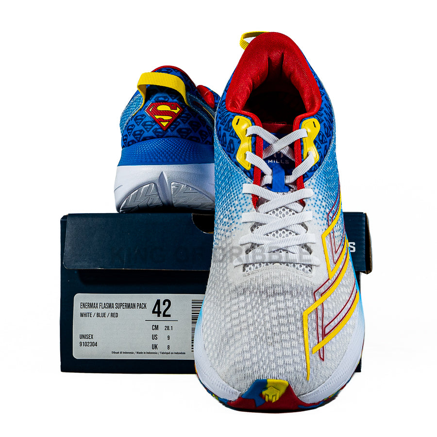 KING OF DRIBBLE Sepatu Running/Lari Mills Enermax Flasma Superman Pack 9102304 Original