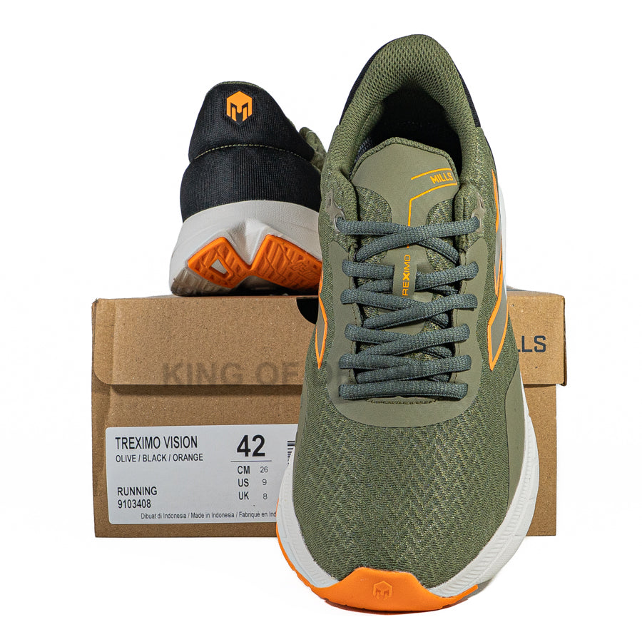 KING OF DRIBBLE Sepatu Running/Lari Mills Treximo Vision 9103408 Original