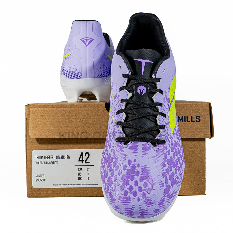 KING OF DRIBBLE Sepatu Bola Mills Triton Deisler 1.9 Match FG 9305503 Original