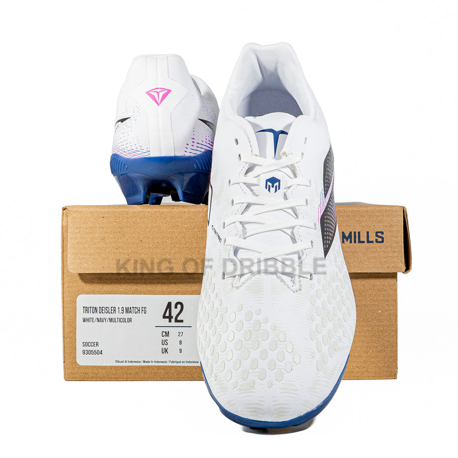 KING OF DRIBBLE Sepatu Bola Mills Triton Deisler 1.9 Match FG 9305504 Original