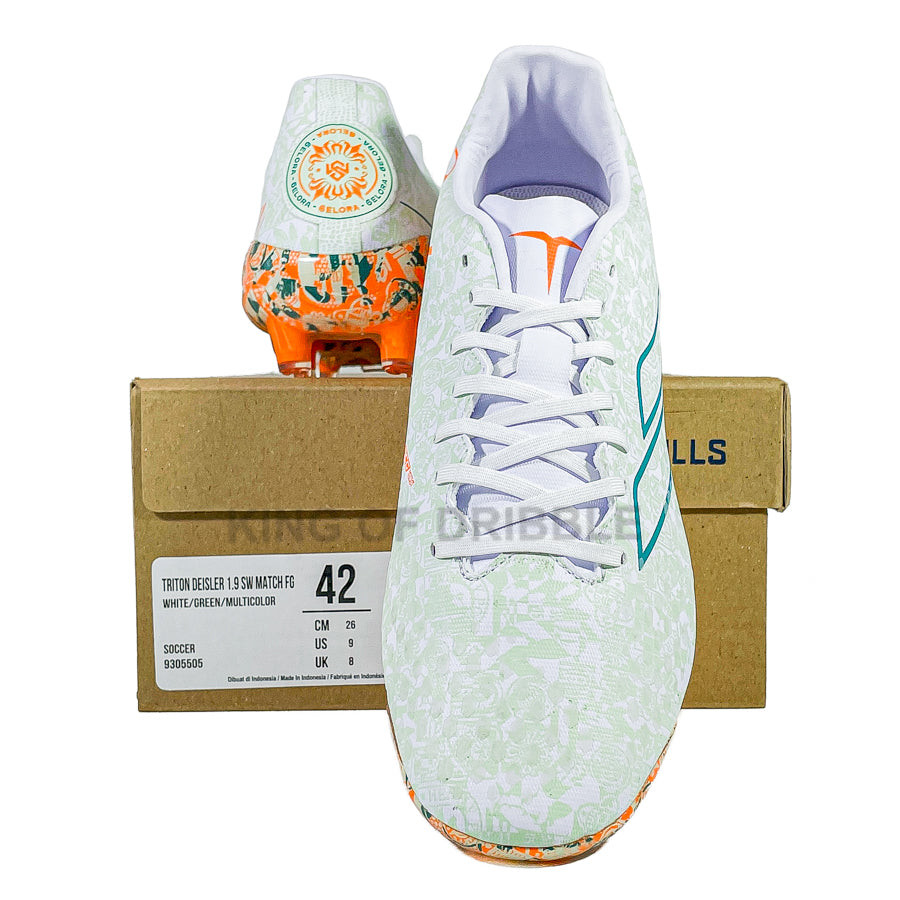 KING OF DRIBBLE Sepatu Bola Mills Triton Deisler 1.9 SW Match FG 9305505 Original