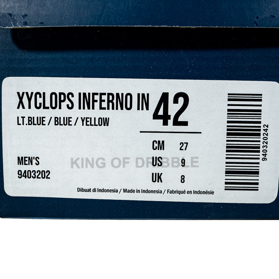 KING OF DRIBBLE Sepatu Futsal Mills Xyclops Inferno IN 9403202 Original