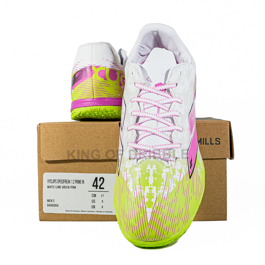 KING OF DRIBBLE Sepatu Futsal Mills Xyclops Speedfreak 1.2 Prime IN 9406004 Original
