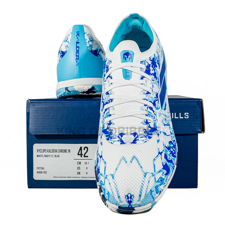 KING OF DRIBBLE Sepatu Futsal Mills Xyclops Kaldera Chrome IN 9406102 Original