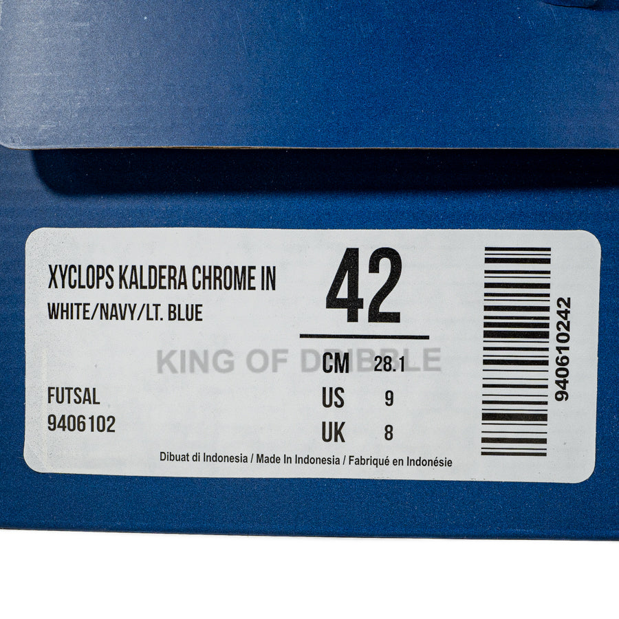 KING OF DRIBBLE Sepatu Futsal Mills Xyclops Kaldera Chrome IN 9406102 Original