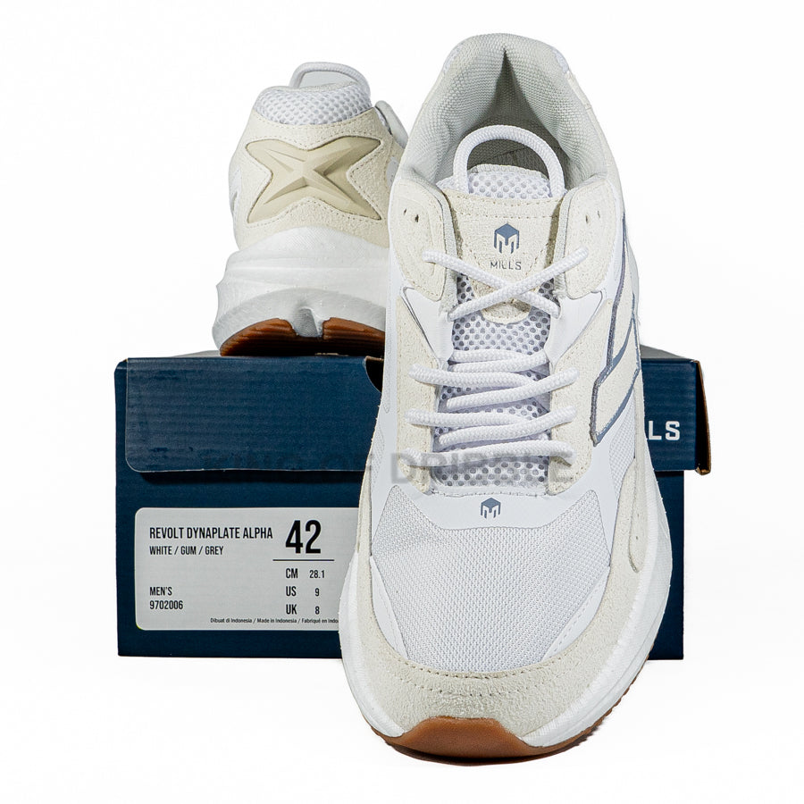 KING OF DRIBBLE Sepatu Sneakers Mills Revolt Dynaplate Alpha 9702006 Original