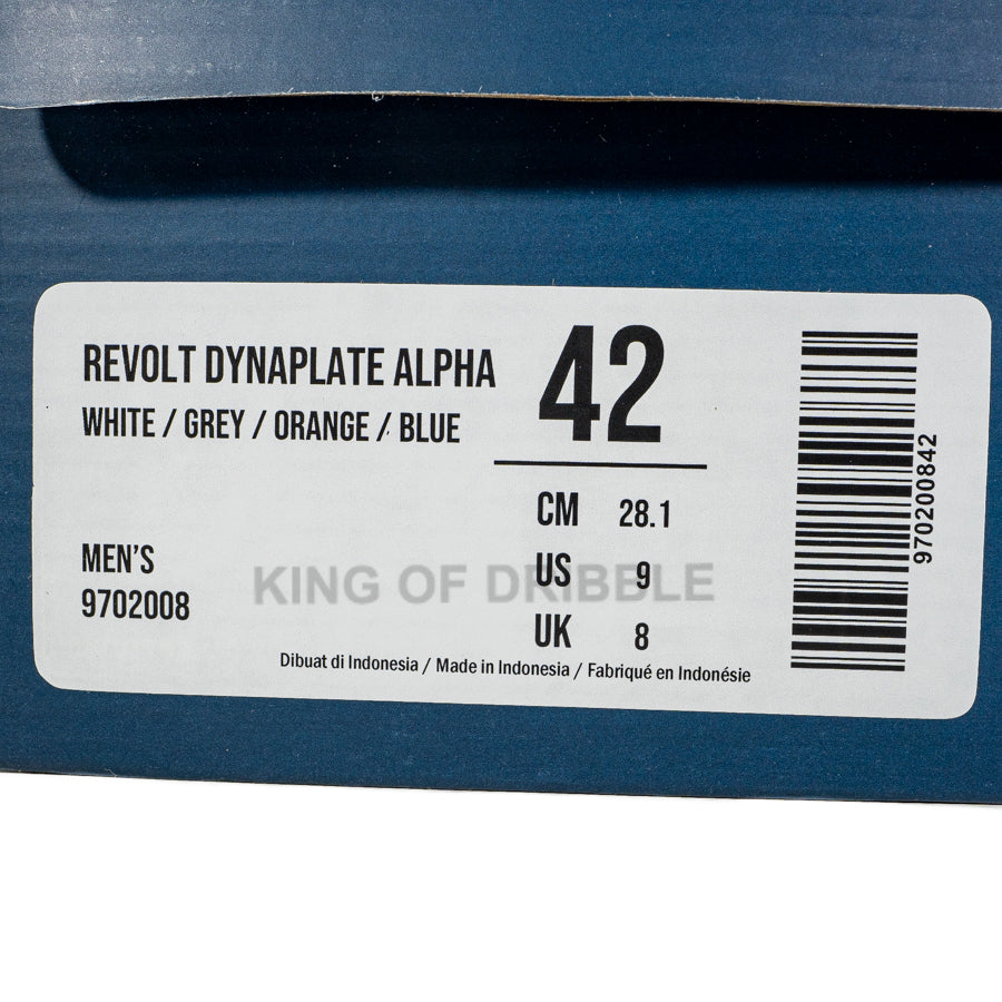 KING OF DRIBBLE Sepatu Sneakers Mills Revolt Dynaplate Alpha 9702008 Original