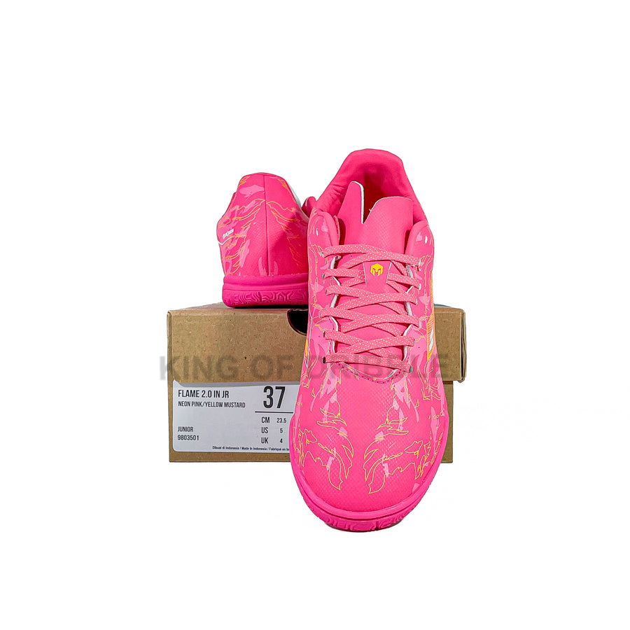 KING OF DRIBBLE Sepatu Futsal Anak Mills Flame 2.0 IN JR 9803501 Original