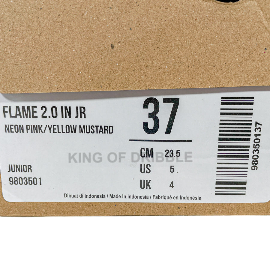 KING OF DRIBBLE Sepatu Futsal Anak Mills Flame 2.0 IN JR 9803501 Original