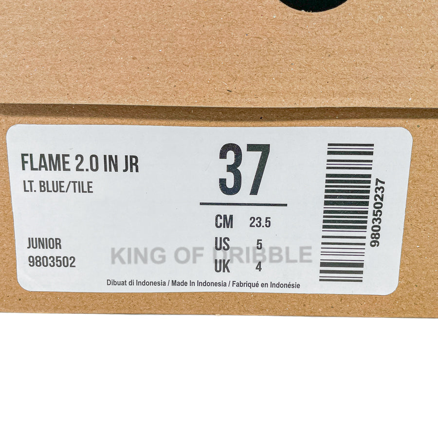 KING OF DRIBBLE Sepatu Futsal Anak Mills Flame 2.0 IN JR 9803502 Original