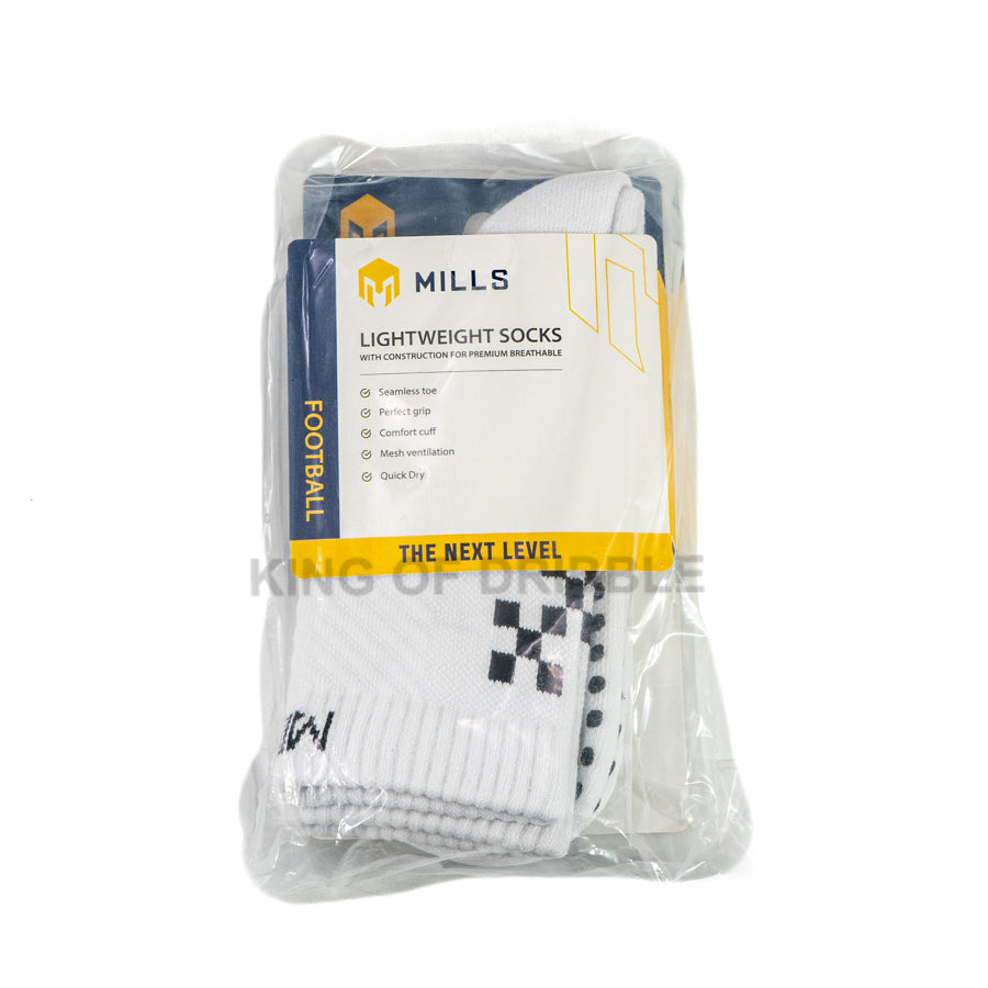 KING OF DRIBBLE Kaos Kaki Mills Quarter Anti Slip Socks 2.0 A1 2014 Original