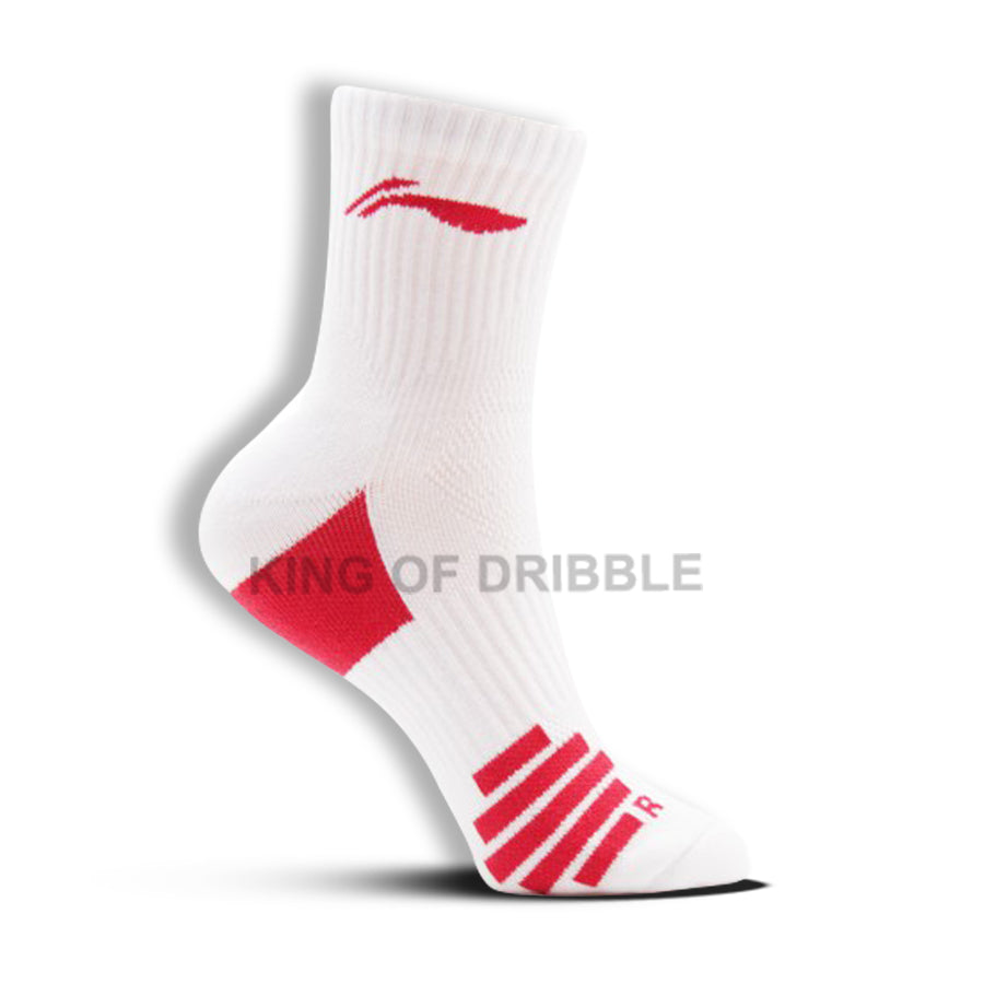 KING OF DRIBBLE Kaos Kaki Badminton/Bulu Tangkis Li-Ning Quarter Socks AWLR234 Original