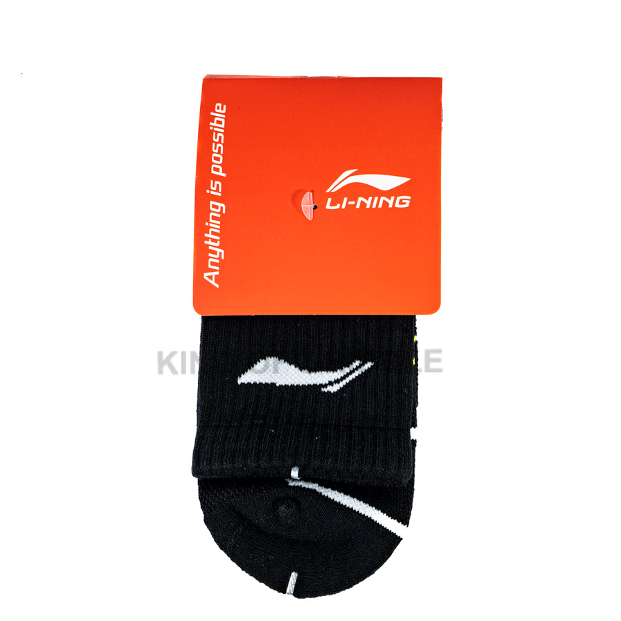 KING OF DRIBBLE Kaos Kaki Badminton/Bulu Tangkis Li-Ning Mid Cut Socks AWSU075 Original