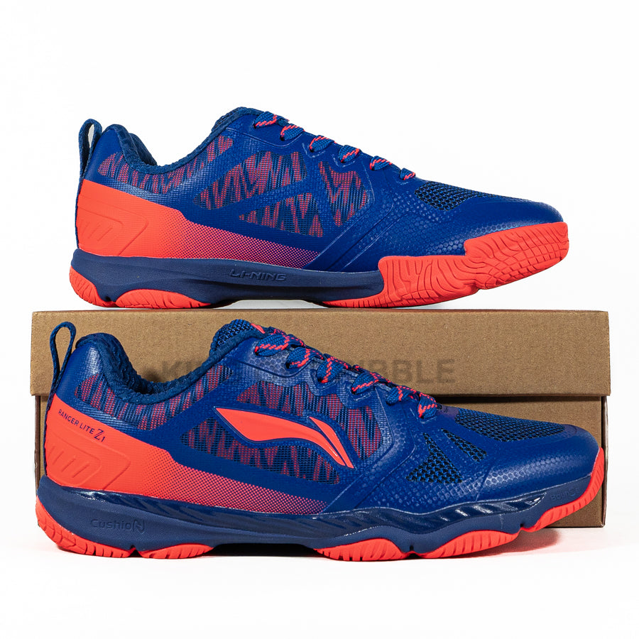 KING OF DRIBBLE Sepatu Badminton/Bulu Tangkis Li-ning Ranger Lite Z1 AYTS075-4 Original