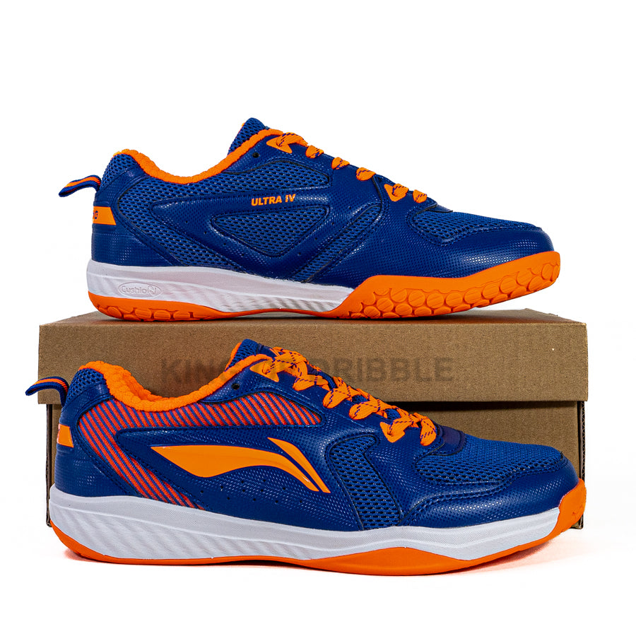 KING OF DRIBBLE Sepatu Badminton/Bulu Tangkis Li-ning Ultra IV AYTS079-4 Original