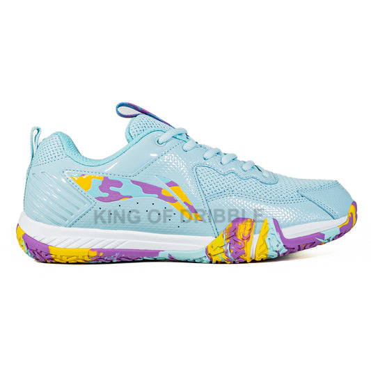 KING OF DRIBBLE Sepatu Badminton/Bulu Tangkis Li-Ning Saga Lite 9 AYTU027-7 Original