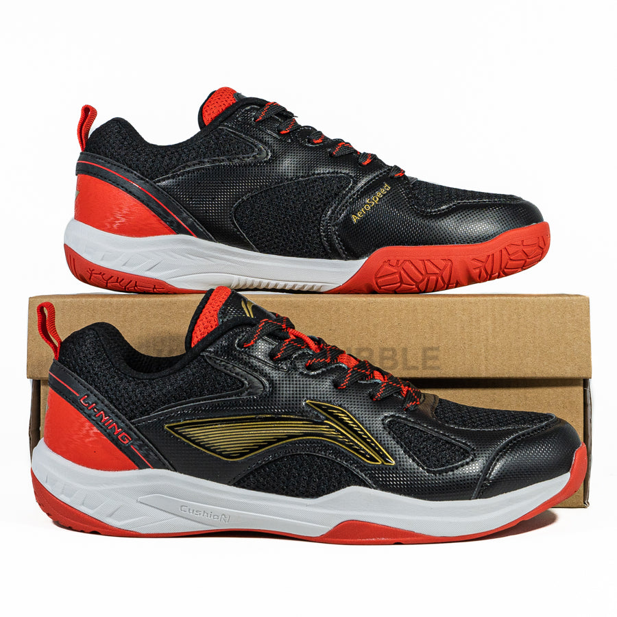 KING OF DRIBBLE Sepatu Badminton/Bulu Tangkis Li-Ning Aero Speed AYTU029-1 Original