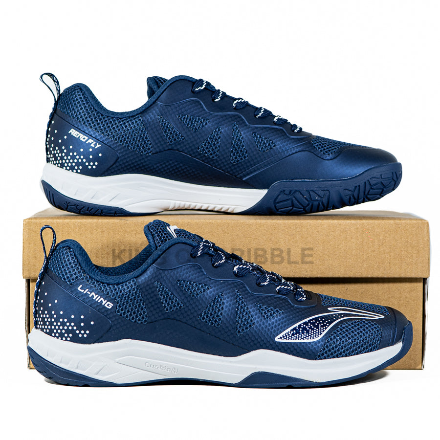 KING OF DRIBBLE Sepatu Badminton/Bulu Tangkis Li-Ning Aero Fly AYTU033-1 Original